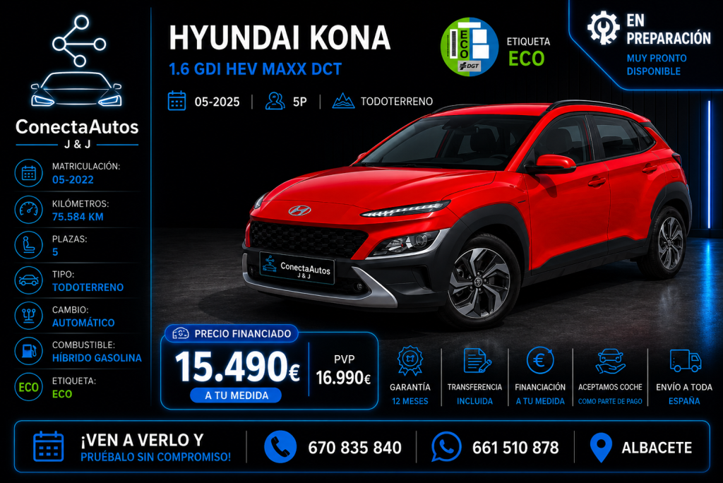 HYUNDAI Kona Kona HEV 1.6 GDI DT Maxx